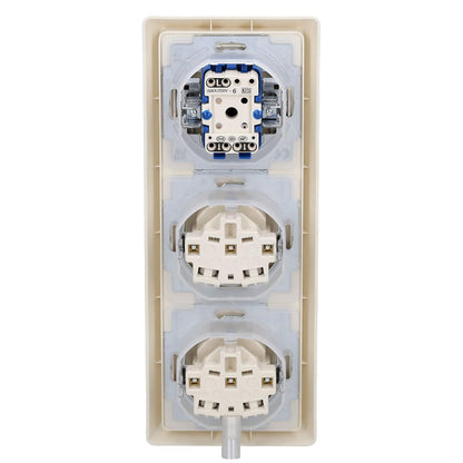 Busch-Jaeger Allwetter 44 Set – Steckdosen & Schalter IP44 Weiss UP