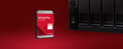 WD Red Plus 4TB 3.5 Zoll Interne Festplatte für NAS CMR