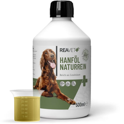 ReaVET Futteröl Hunde Set, 4 Sorten à 500 ml, Barföl