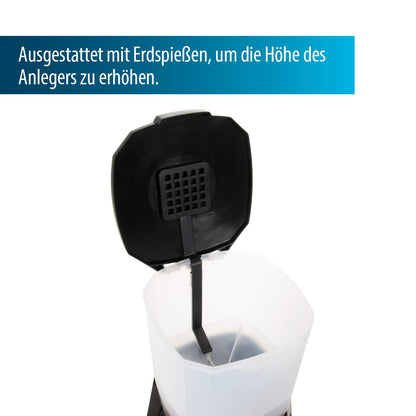AquaForte Fishfeeder 6 Liter Solar Futterautomat für Teichfische