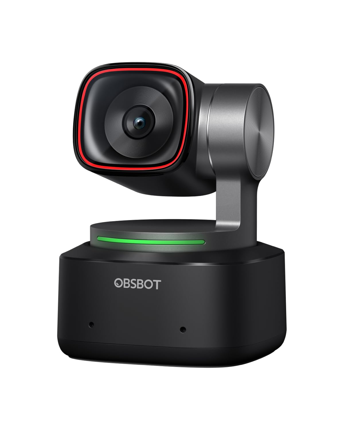 OBSBOT Tiny 2 PTZ 4K Webcam – KI-Tracking & Gestensteuerung. Kompaktes schwarzes PTZ-Modul. Für 4K-Videos mit KI-Tracking & Gestensteuerung.