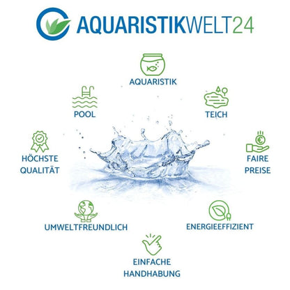 AquaOne Pool- & Solarschlauch 32mm 30 Meter - Schwarz