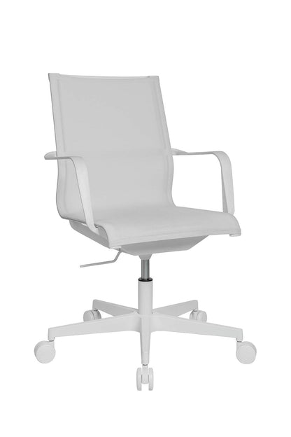 Topstar Sitness Life 40 Ergonomischer Bürostuhl Weiss fördert gesundes, dynamisches Sitzen für eine ergonomische Büroarbeit.