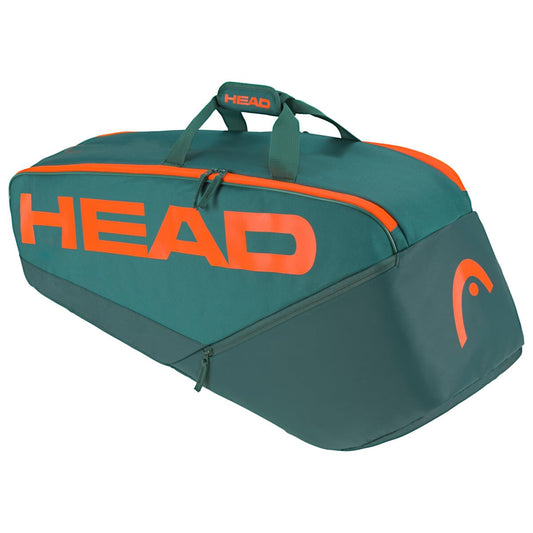 HEAD Pro Racquet Bag Tennistasche Unisex - Cyan/Orange M. Längliche, cyan-orange Tennistasche für Tennisschläger und -ausrüstung.