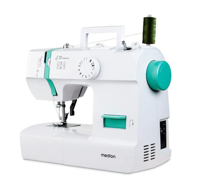 MEDION SM70 Nähmaschine - MD11179, 12 Stichmuster, Weiss