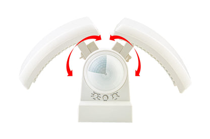 HUBER LED Strahler Bewegungsmelder 2x20W 360° - weiss