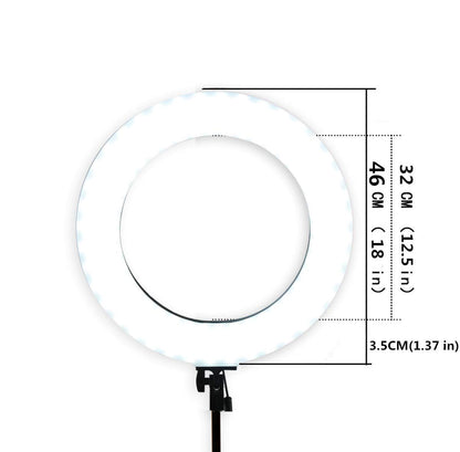 GSKAIWEN 18" 60W LED Ringleuchte Studiolicht – mit weicher Röhre