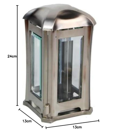 Helvetia Grablampe Gedenklicht aus robustem Edelstahl