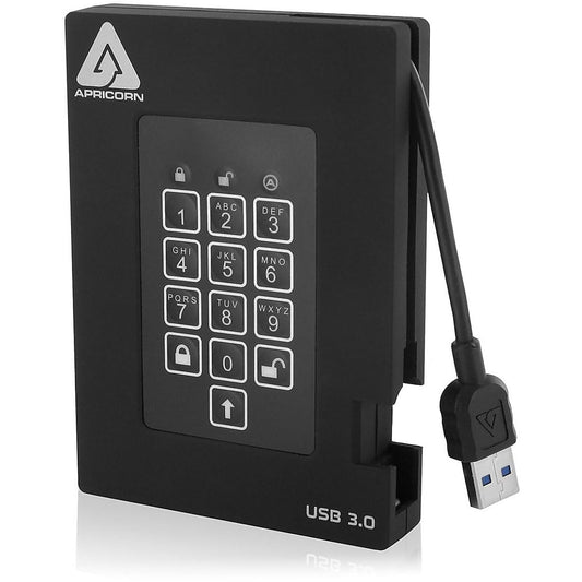 Apricorn Aegis Vorhängeschloss Festung FIPS 140-2 Festplatte 500GB