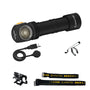 Armytek Wizard C2 v4 Stirnlampe – Warmweiss, Schwarz, aufladbar. Schwarze Kopflampe für freihändige warmweiße Ausleuchtung.