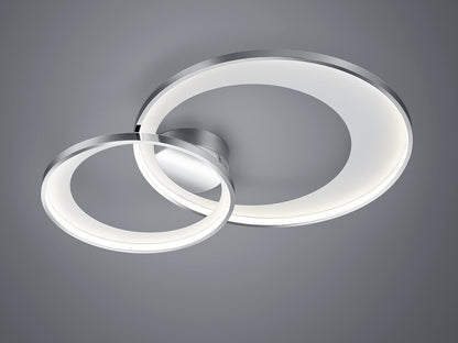 Trio Leuchten Granada 673890206 LED Deckenleuchte Chrom/Weiss