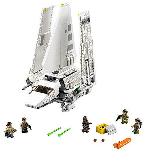 LEGO Star Wars 75094 Imperial Shuttle Tydirium. Graues Shuttle mit Flügeln, die sich verstellen lassen. Dient zum Transport von Truppen und VIPs des Galaktischen Imperiums.
