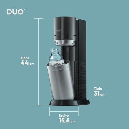 SodaStream DUO Wassersprudler Quick-Connect Zylinder - Titan