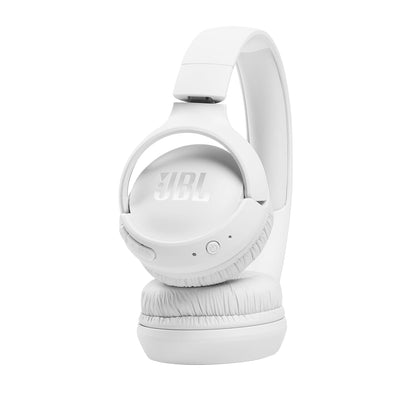 JBL Tune 510BT On-Ear-Kopfhörer kabellos mit Pure Bass, Weiss
