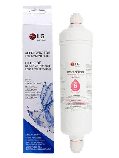 LG ADQ73693901 Ersatz Kühlschrank Wasserfilter Kartusche - 4 Stück