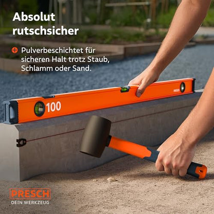 Presch Präzisions-Wasserwaagen Set 3tlg. – 40, 60, 100 cm