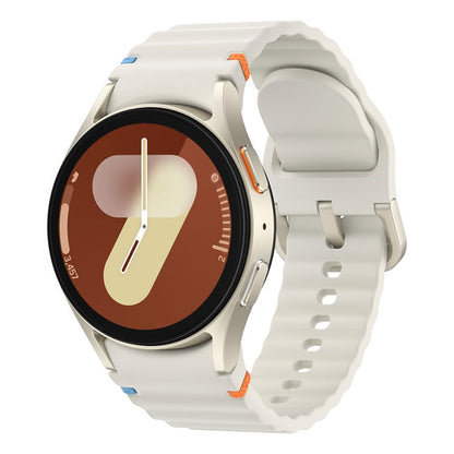 Samsung Galaxy Watch 7 40 mm Smartwatch BT beige mit Sportband, Super AMOLED Display