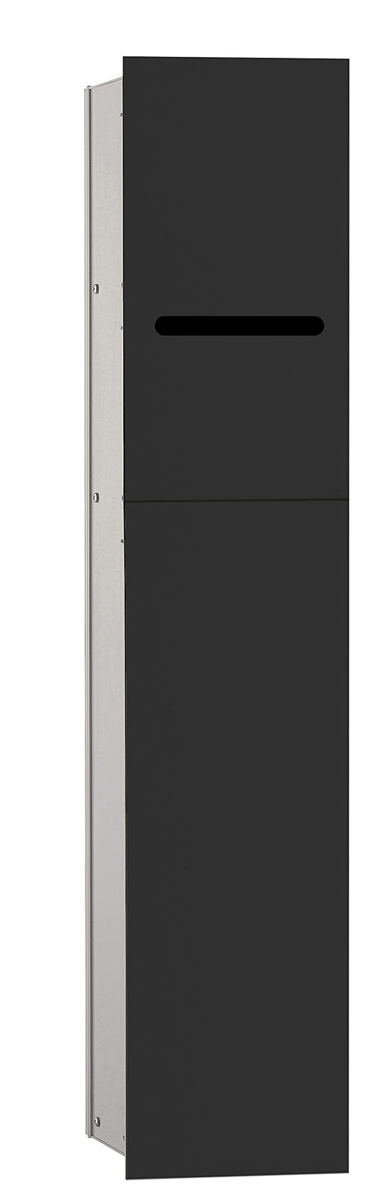 emco ASIS 2.0 Unterputzschrank WC-Bürste Rollenhalter schwarz