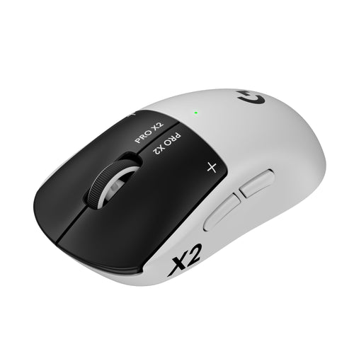 Logitech G PRO X2 SUPERSTRIKE LIGHTSPEED Gaming-Maus, weiss, kabellose Bauform