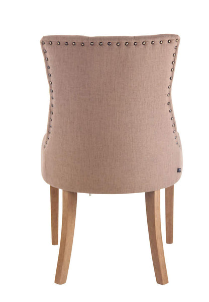 CLP Esszimmerstuhl Aberdeen Stoff Taupe – antik-hell