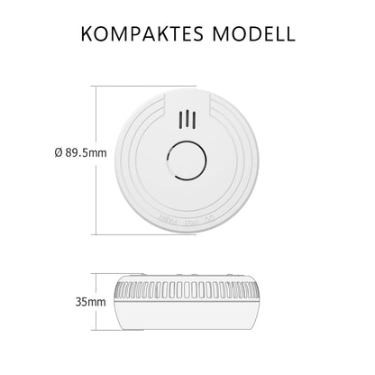 ELRO FS1801 Rauchmelder EN14604 konform – 10 Stück