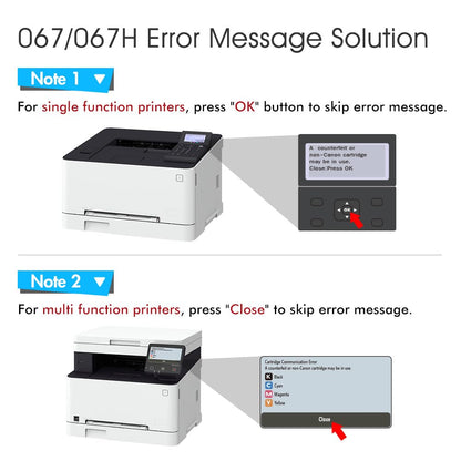 Canon 067H Kompatibles Tonerkartuschen-Set - CMYK 4er-Set