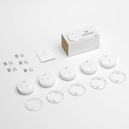 X-Sense Rauchmelder SD2J0AX fotoelektrisch 10 Jahre Batterie 5er-Set