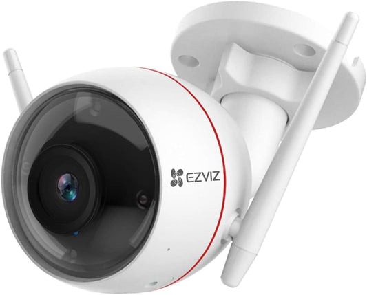 EZVIZ C3W Pro WLAN IP Outdoor Kamera - 4MP Farbnachtsicht. Schwarze Bulletkamera zur Außenüberwachung.