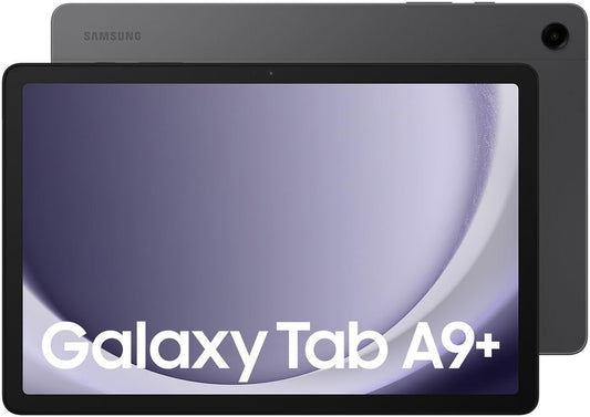 Samsung Galaxy Tab A9+ Android Tablet - SM-X210NZAAEUB, flaches, rechteckiges, graphitgraues Android-Tablet zum Surfen, Streamen und Arbeiten.