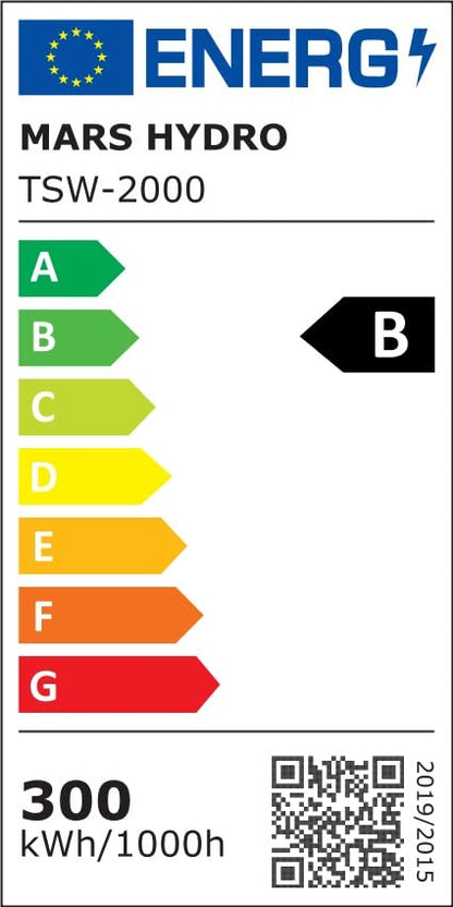 MARS HYDRO TSW2000 LED Grow Lampe – Sunlike Dimmbar Vollspektrum