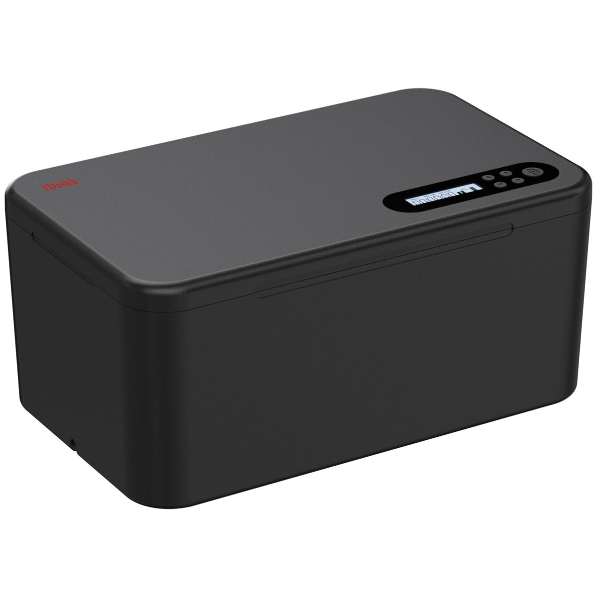iDiskk Telefon-Safe mit Timer, Schlossbox mit Zeitsperre, Schwarz, Box mit Display