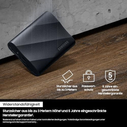 Samsung Portable SSD T9 externe SSD - 2 TB (MU-PG2T0B/EU)