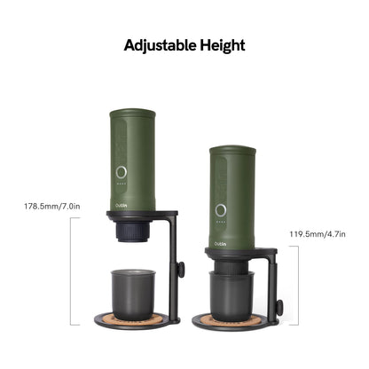 OutIn Universal Kaffeehalter Nano, höhenverstellbar, Aluminium