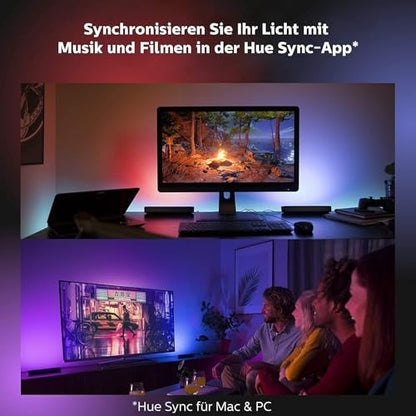 Philips Hue White & Color Ambiance Play Lightbar 2er Pack Schwarz