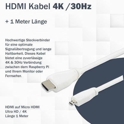 Raspberry Pi 5 8GB Starter-Kit – inkl. Netzteil & Gehäuse