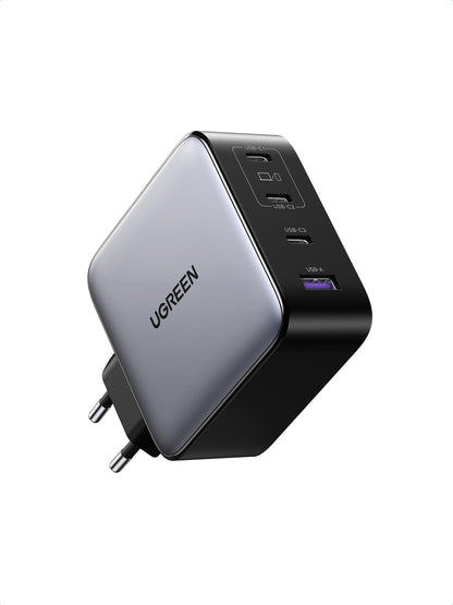 UGREEN Nexode 200W USB-C Ladegerät, GaN Netzteil mit 4 Ports