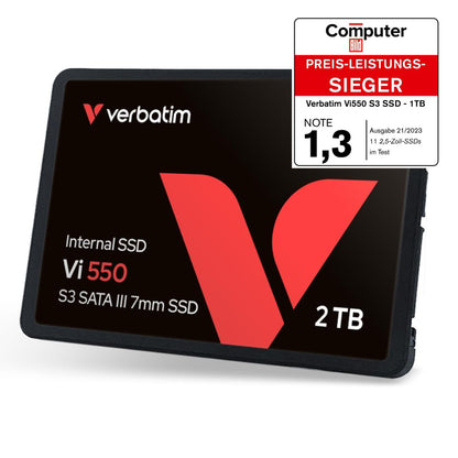 Verbatim Vi550 S3 SSD 2 TB - 2.5" SATA III intern