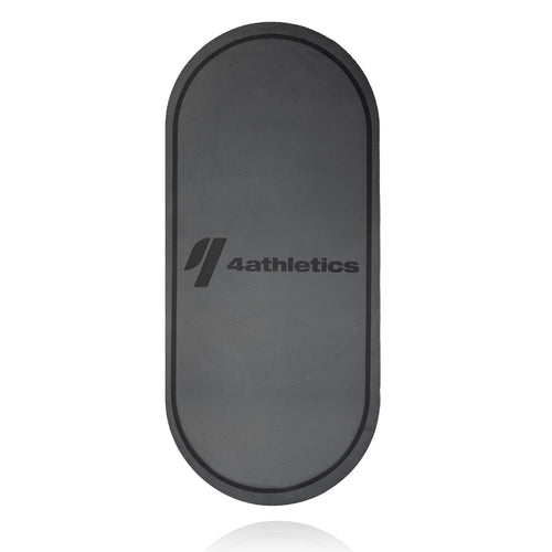 4athletics CrossHero Jump-Mat – ovale Seilspringmatte, 8 mm, Grau