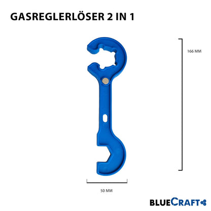 Bluecraft Gas-Hockerkocher 10,5 KW Profi mit Zündsicherung