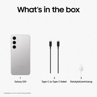Samsung Galaxy S24 AI Smartphone 128 GB Marble Gray