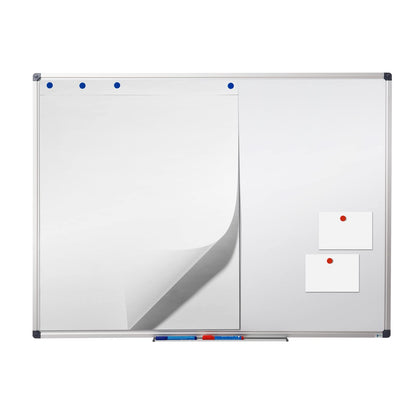 MOB Magnetisches Whiteboard 150x100cm - Alurahmen