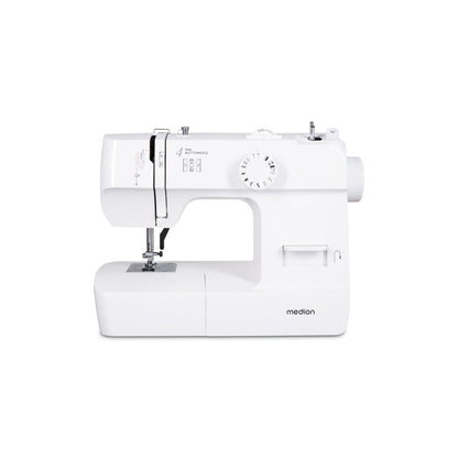 MEDION SM70 Nähmaschine - MD11179, 12 Stichmuster, Weiss