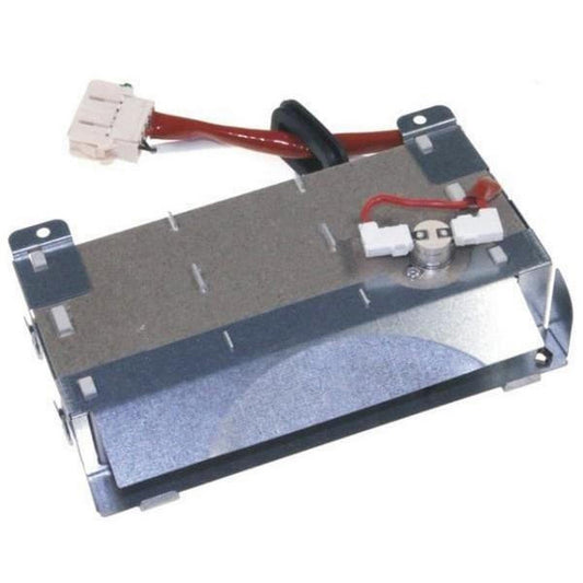 Electrolux Heizelement Heizregister Trockner 1900/700W 136611001: Rechteckiges, silberfarbenes Metallregister erwärmt Luft zum Wäschetrocknen.