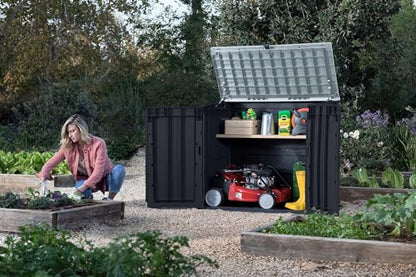 Keter Store it Out Nova Kunststoff Gartenschuppen - dunkelgrau