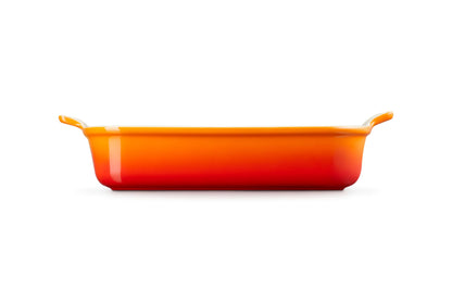 Le Creuset Rechteckige Auflaufform Tradition Steinzeug 32cm Ofenrot