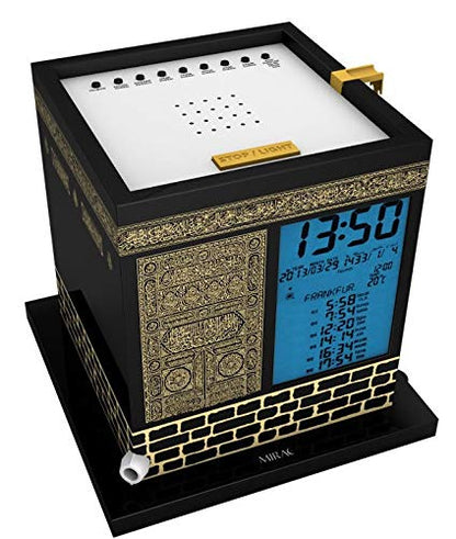 MIRAC Kabe Ezan Saati – Digitale Azan Gebetsuhr mit Kaaba Design