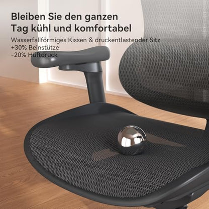 SIHOO Doro C300 Ergonomischer Bürostuhl Homeoffice Schwarz