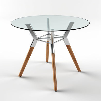 iomangio® Glastischplatte Rund Ø 80 cm – ESG Sicherheitsglas 8mm