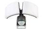 HUBER LED Strahler 2x20W mit 360° Bewegungsmelder Anthrazit