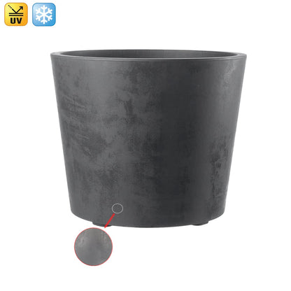 Kreher XXL Pflanzkübel Millennium 80L rollbar - Anthrazit